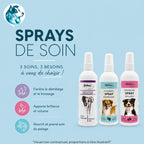 Sprays de Soin pour le Pelage – DÉMÉLI, MACA ou JOJO