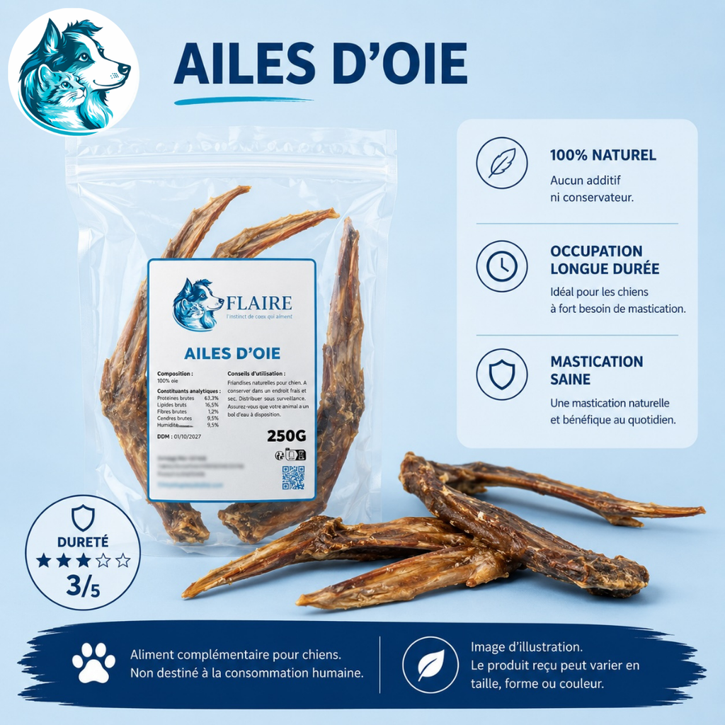 Ailes d’oie naturelles