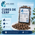 Cubes de cerf naturels