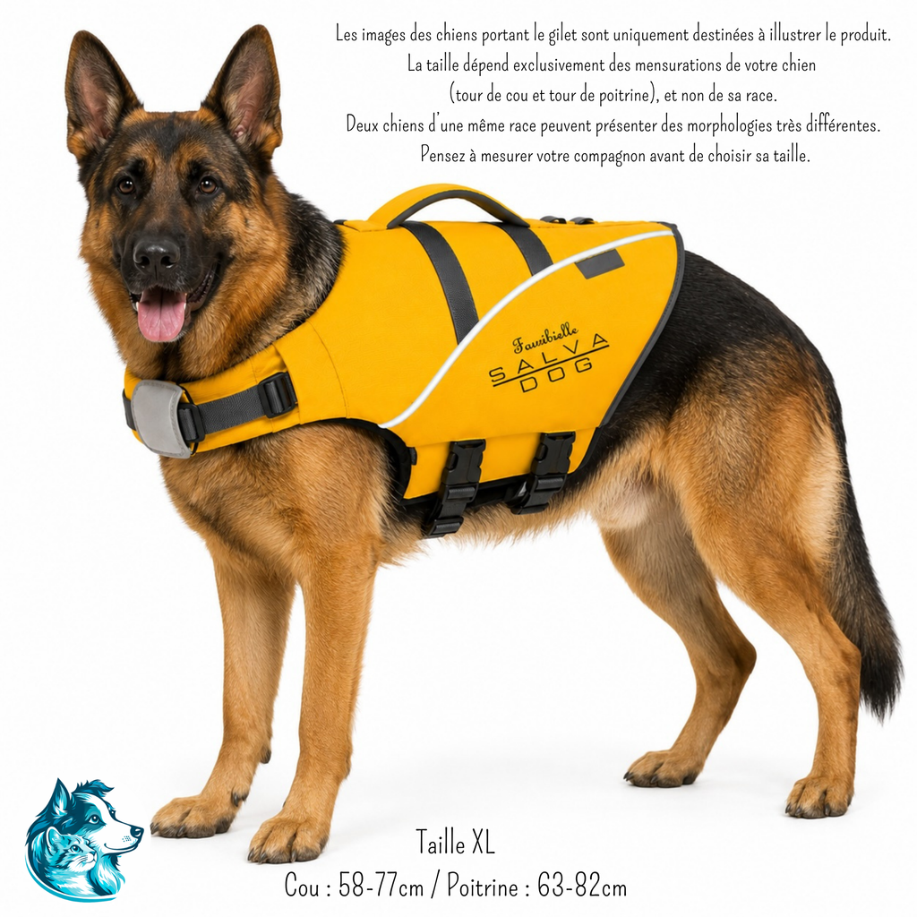 SALVADOG - Gilet de sauvetage pour chien