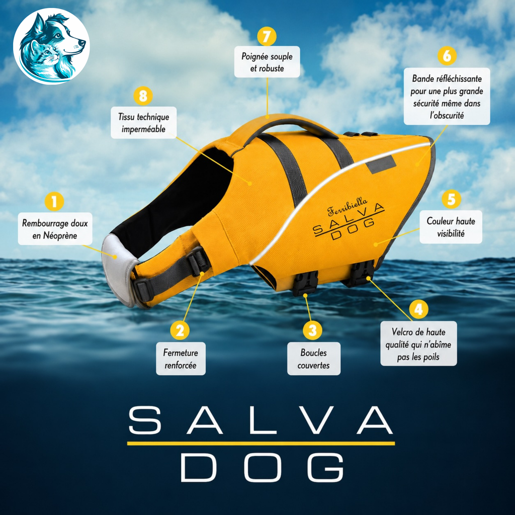 SALVADOG - Gilet de sauvetage pour chien