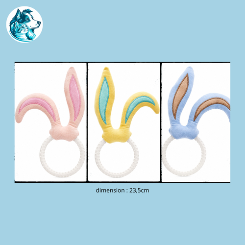 BUNI – Anneau de Dentition Oreilles de Lapin pour Chiot
