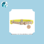 NORI Lime – Collier Corde & Cuir Premium
