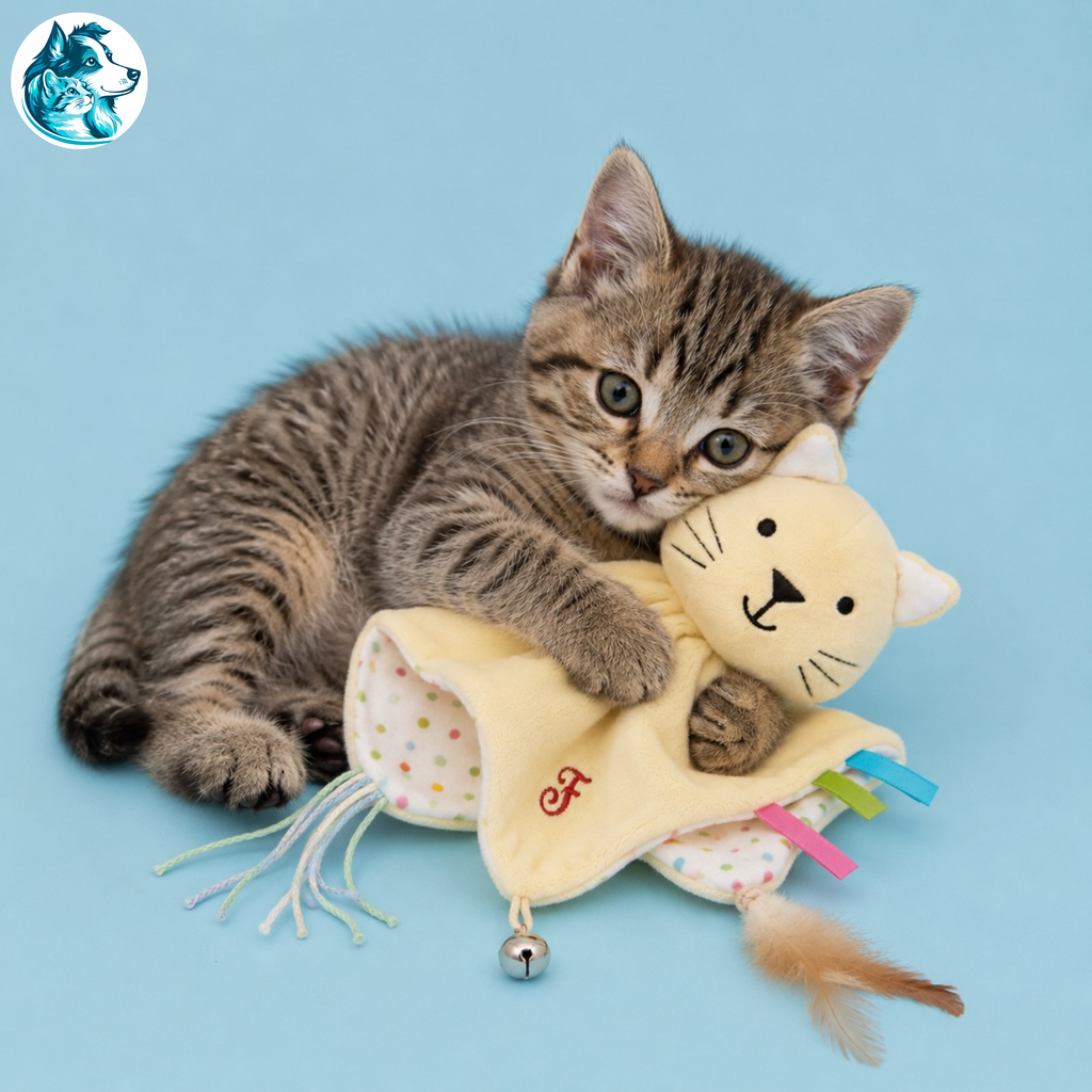 MIKI  – Doudou Battement de Cœur pour Chaton