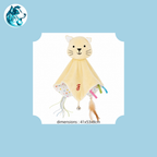 MIKI  – Doudou Battement de Cœur pour Chaton