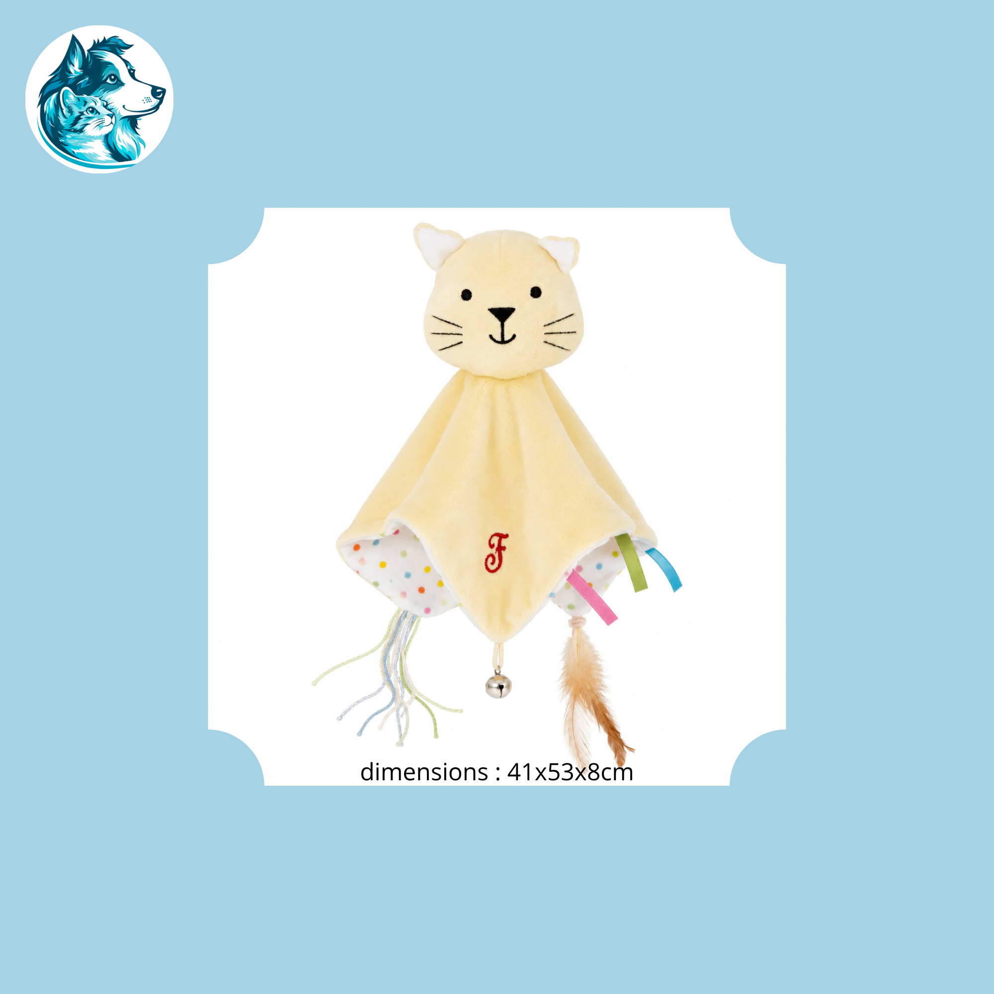 MIKI  – Doudou Battement de Cœur pour Chaton
