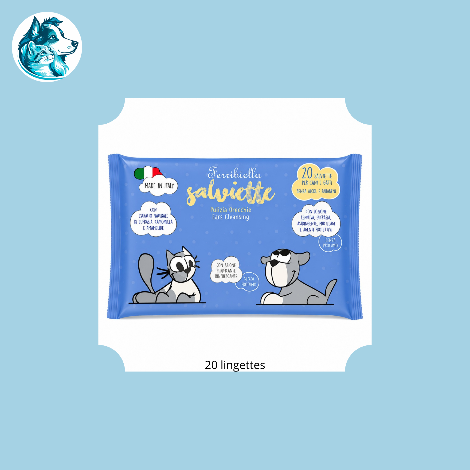 ORELI – Lingettes Nettoyantes pour les Oreilles