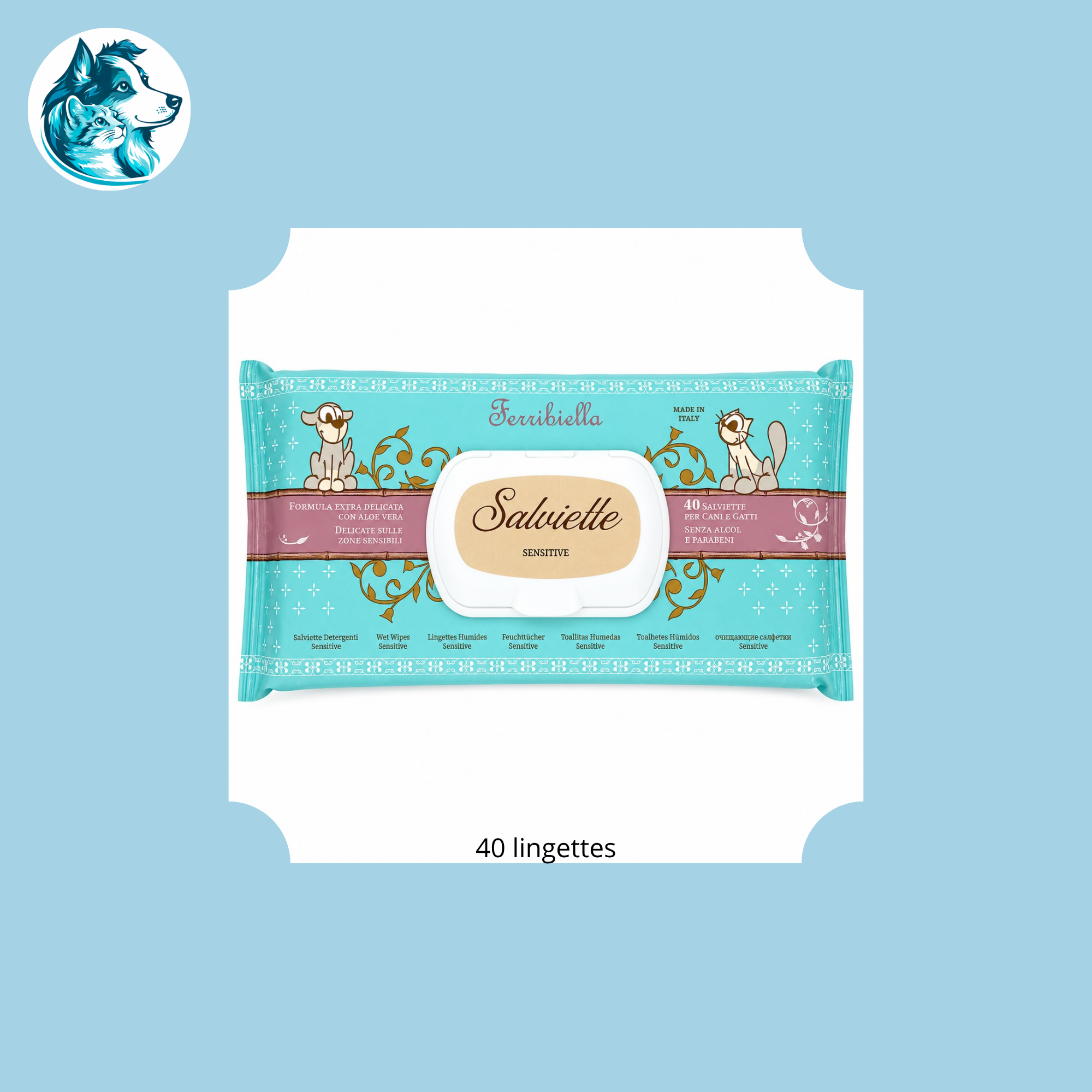 SENSI – Lingettes Nettoyantes Douceur Quotidienne