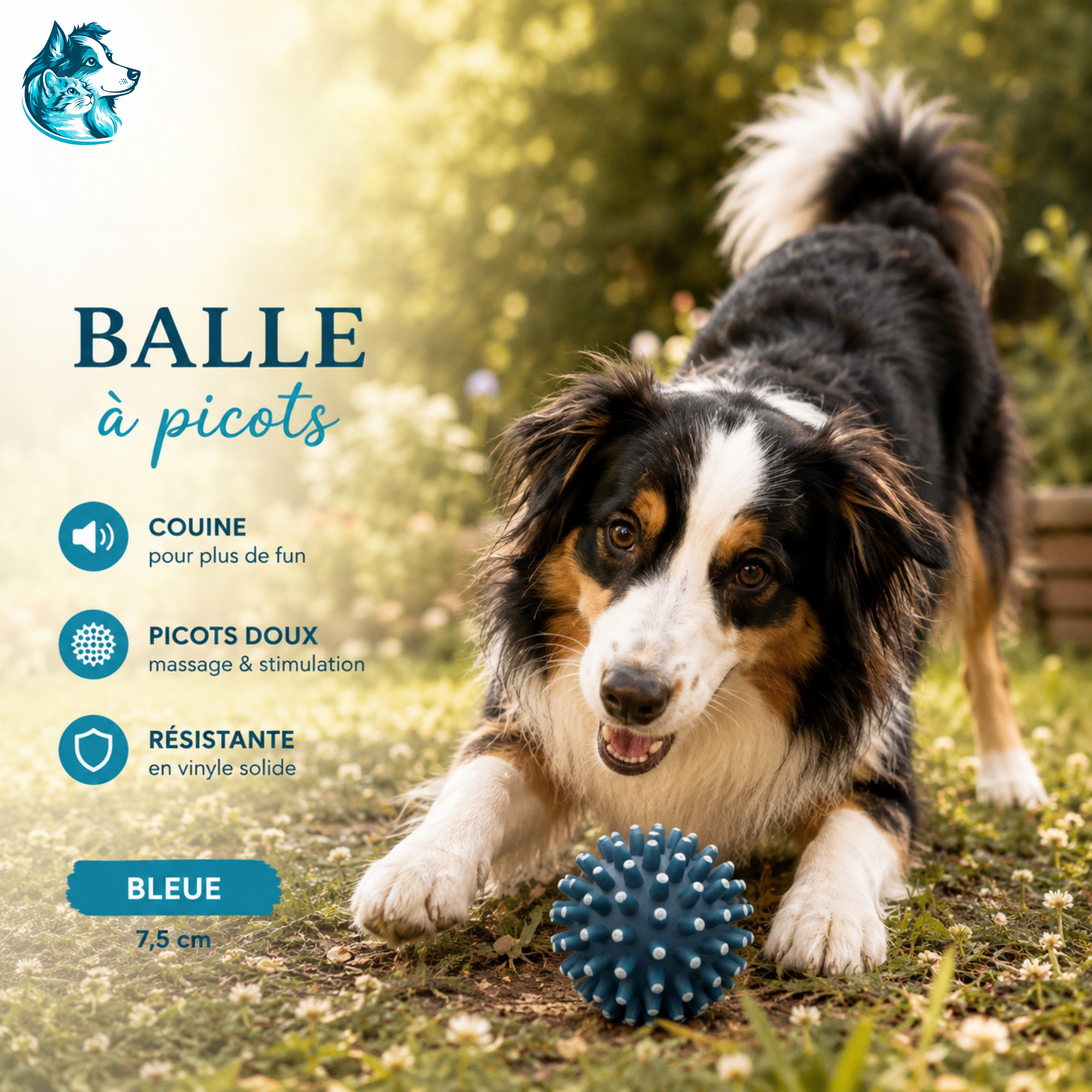 SPIKI – Balle hérisson sonore