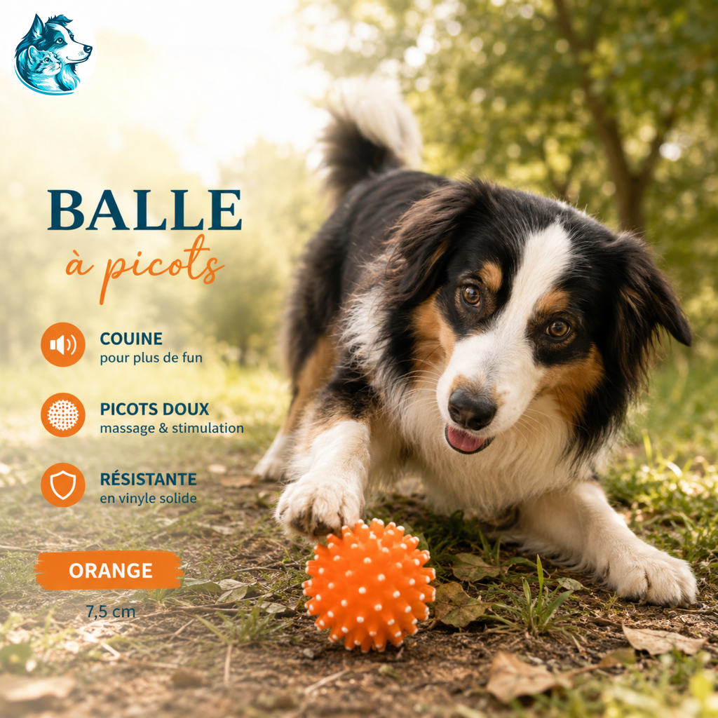 SPIKI – Balle hérisson sonore