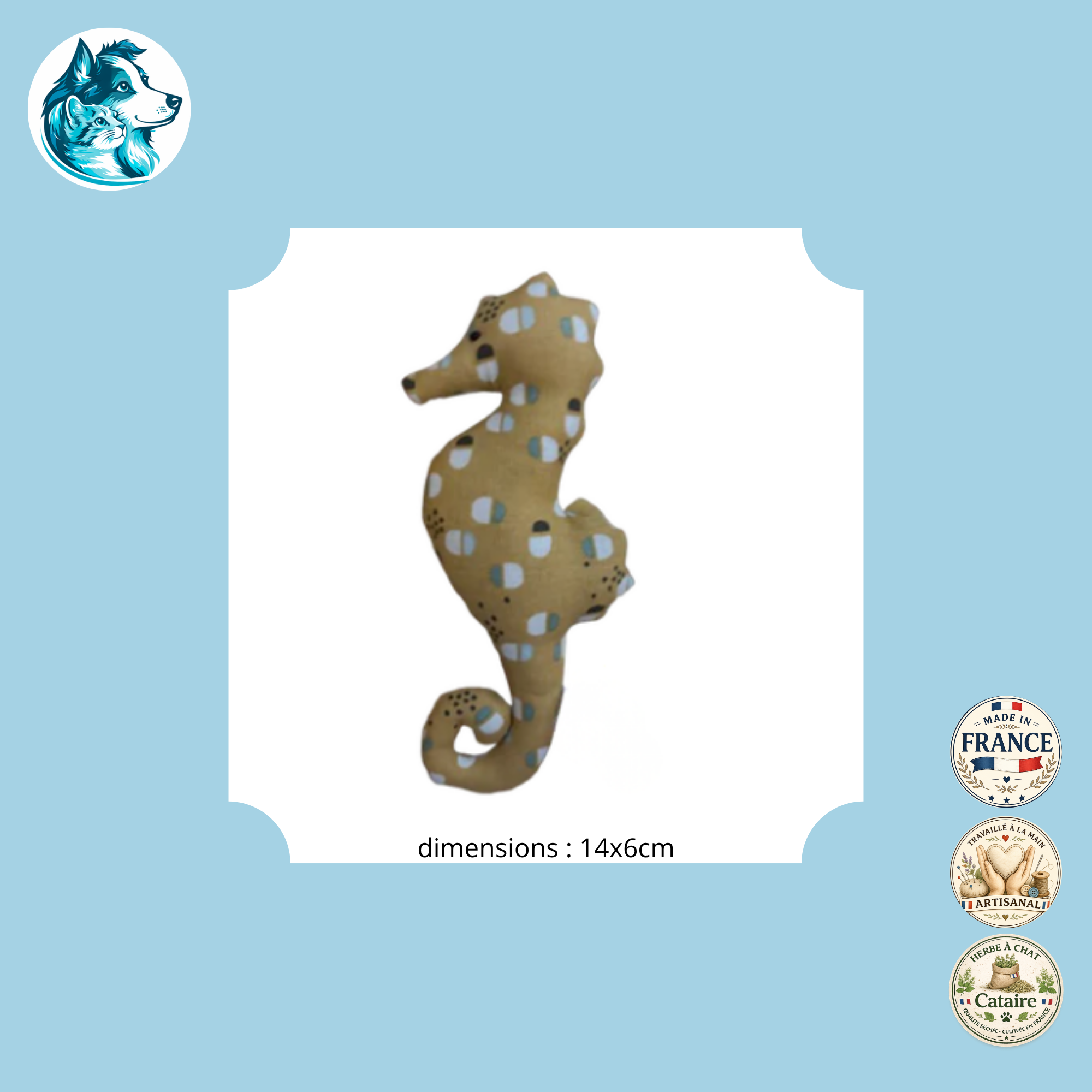 Doudou INSTINCT Hippocampe