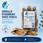 Oreille d'agneau (avec poils)