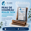 Peau de Chameau roulée naturelle - 15cm