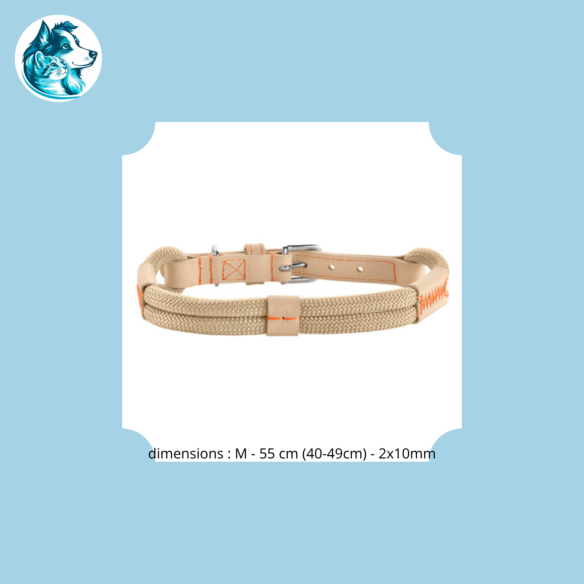 laisse beige 